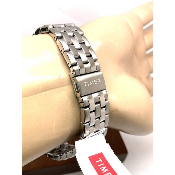 Timex Men's Watch TW2T59800 Quartz Blue Dial Silver Tone Stainless Steel 40mm - Picture 10 of 14